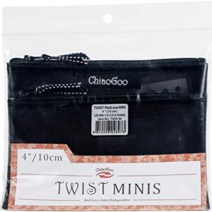 CHIAOGOO TWIST Lace — Kit d’aiguilles circulaires 10 cm 1,50-2,50 mm