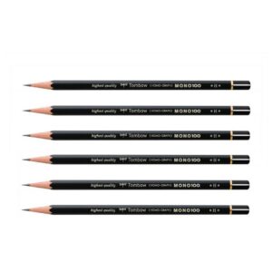 TOMBOW MONO 100 — Lot de 12 crayons graphite H