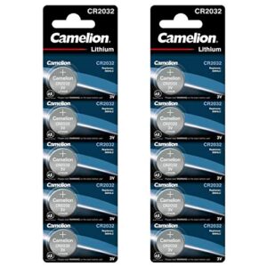 CAMELION — Lot de 10 piles lithium CR2032 3V