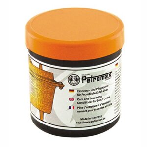 Pâte d'entretien pour fonte et fer forgé Petromax - 250 ml - Pâte de cuisson - Pâte de nettoyage