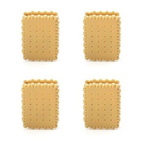 KIKKERLAND — Lot de 4 clips à sachet bruns