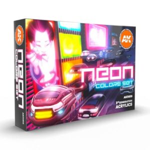 (AK11610) - AK Interactive Set - Neon Colors Set