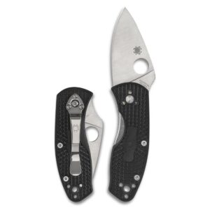 Spyderco Knives Ambitious Liner Lock C148PBK Black FRN Stainless Pocket Knife