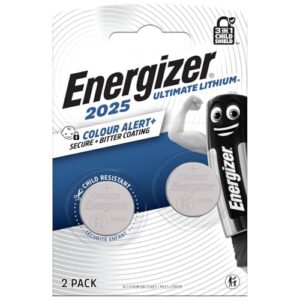 ENERGIZER Ultimate Lithium — Piles bouton CR2025 3V lot de 2