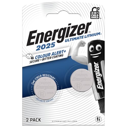 ENERGIZER Ultimate Lithium — Piles bouton CR2025 3V lot de 2