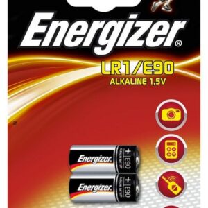 ENERGIZER — Lot de 2 piles alcalines LR1/E90 1,5 V