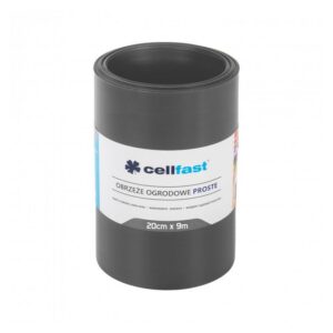 Cellfast 5901828850882 Bordure de pelouse Lisse en Plastique Graphite 10 cm x 9 m