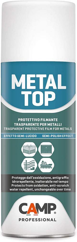 CAMP Metal Top — Vernis protecteur transparent pour métaux 400 ml