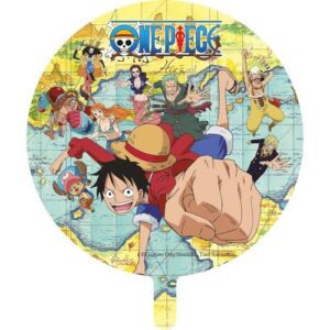 ONE PIECE — Ballon rond 43 cm jaune