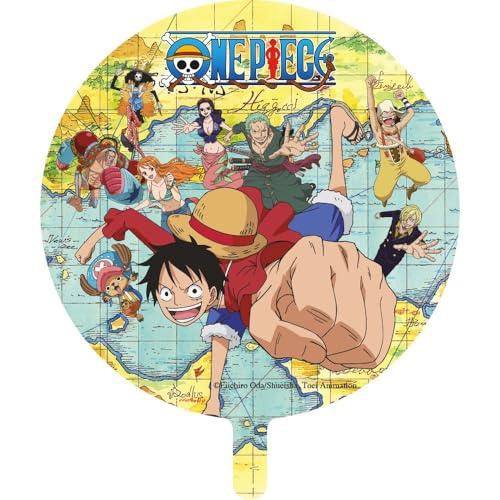 ONE PIECE — Ballon rond 43 cm jaune
