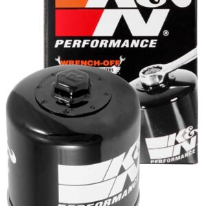 K&N KN-177 Moto Filtre à Huile, Noir