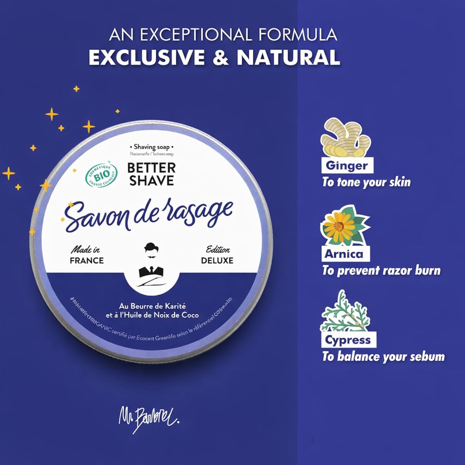 MONSIEUR BARBIER BETTER-SHAVE — Savon de rasage 150 mL – Image 6