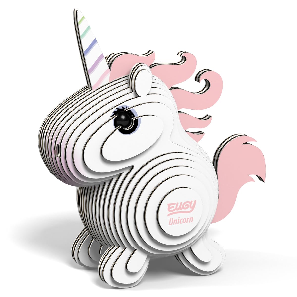 EUGY N° 014 — Puzzle 3D licorne en carton recyclé