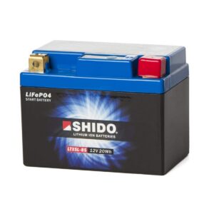 SHIDO LTX5L-BS — Batterie moto lithium-ion 12V 20Wh