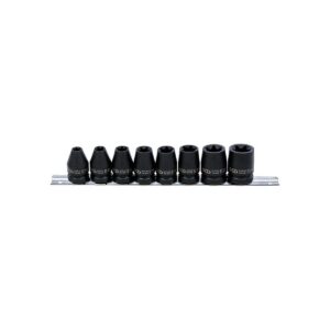 BGS — Jeu de douilles à choc profil E 1/2" 8 pièces