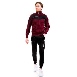 GIVOVA Unisex - Adulte Visa Survêtement, Granade/noir, M EU