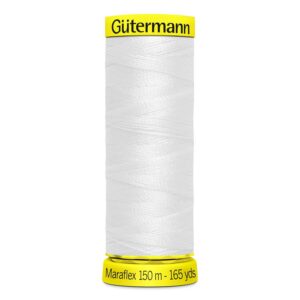Guetermann Maraflex Fil en polyester Blanc Taille unique 150 m