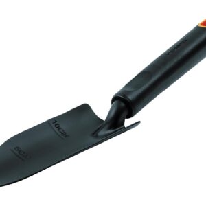 Fiskars Transplantoir, Longueur : 30 cm, Tête en acier inoxydable/Manche en plastique, Noir/Orange, Ergo, 1027018