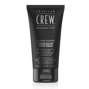 American Crew - Moisturizing Shave Cream - Crème à Raser Hydratante - Soin pour le Visage Homme - Skincare Adoucissant Barbe - Soin Barbe Homme Normales à Dures - 150ml