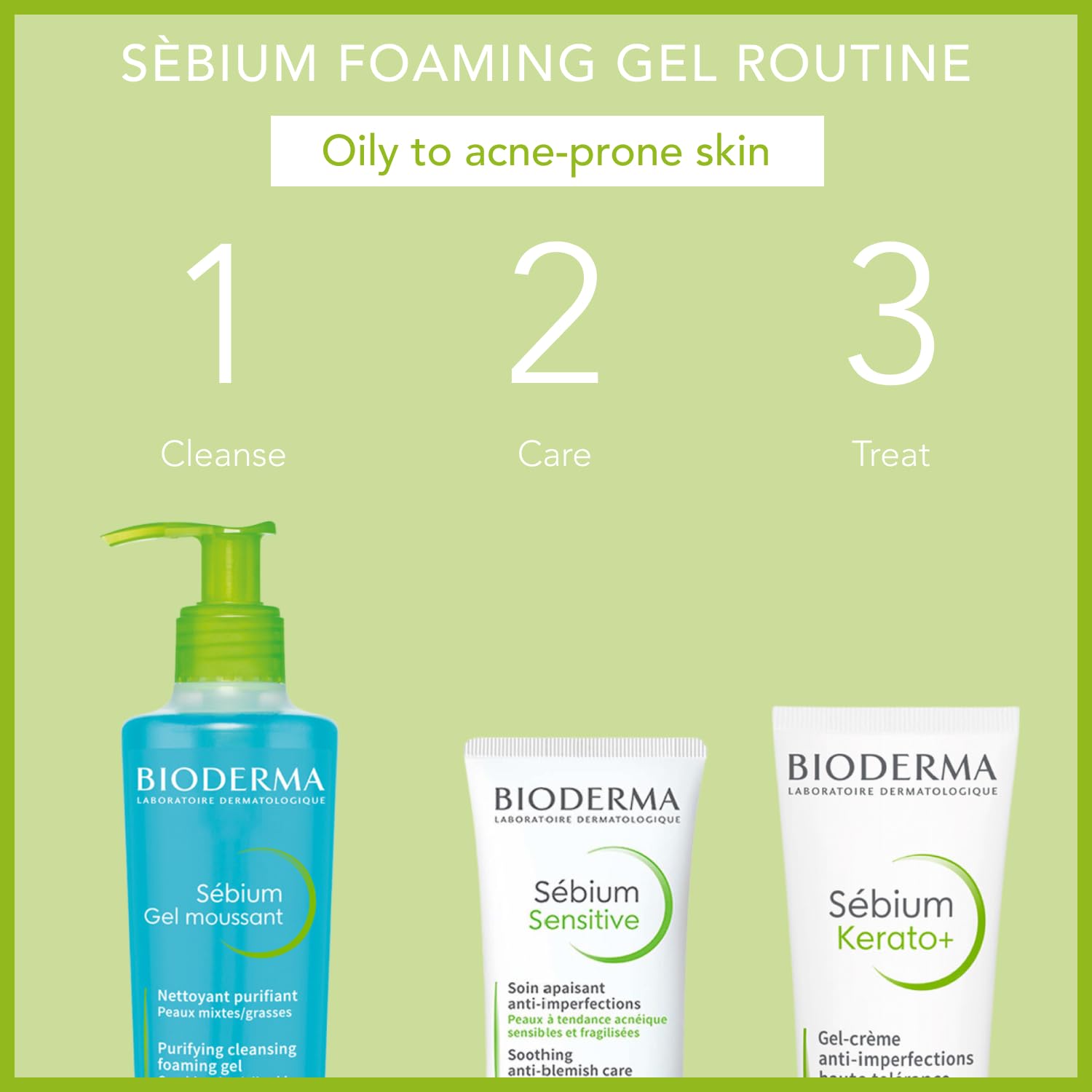 BIODERMA Sébium — Gel moussant 200 ml – Image 3