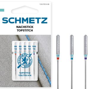 SCHMETZ — Aiguilles pour surpiqûre 130 N, lot de 5