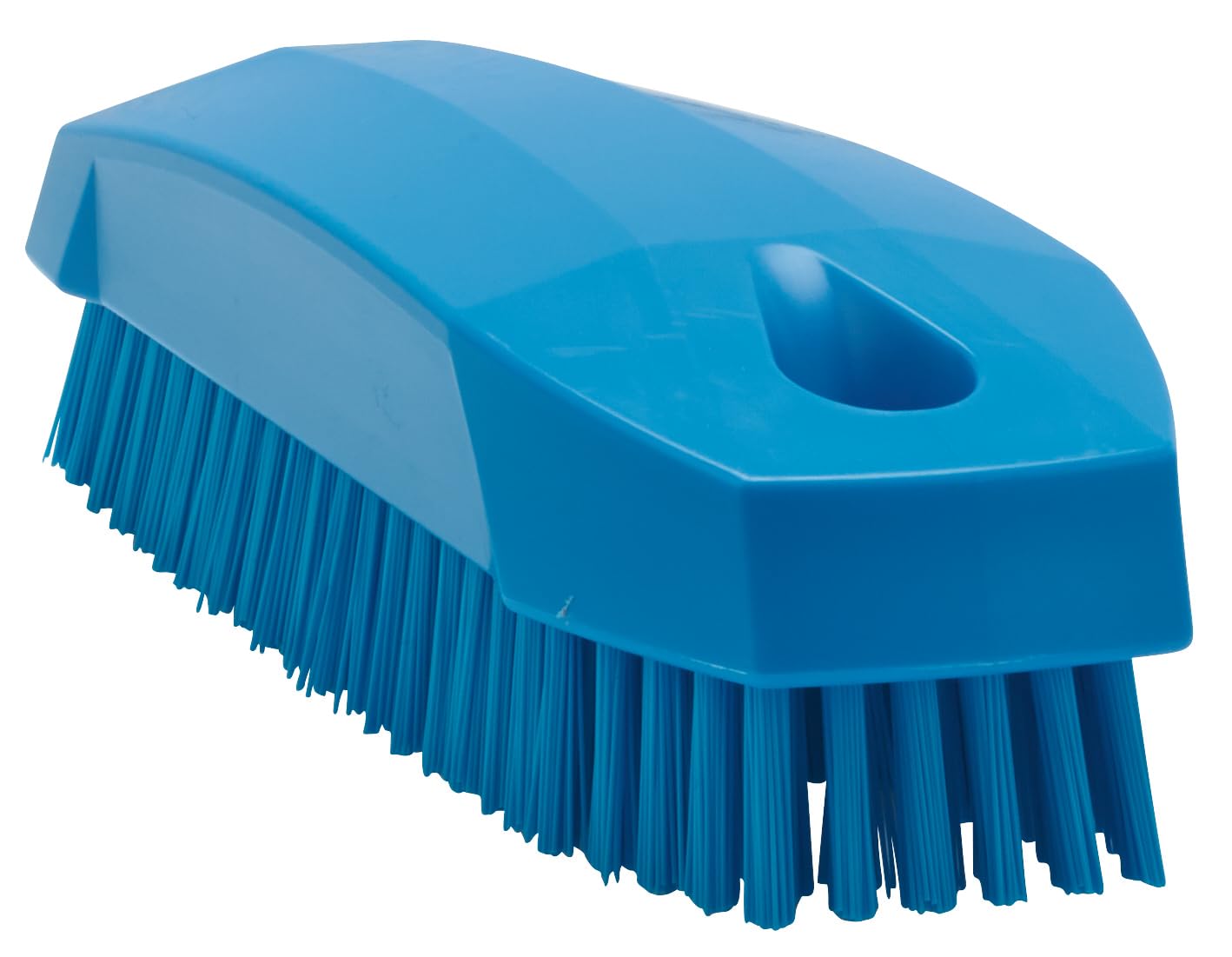 VIKAN — Brosse à ongles hygiénique fibres dures 130 mm bleue