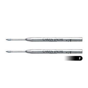 Caran d'Ache Recharge pour stylo bille Noir Taille fine tip