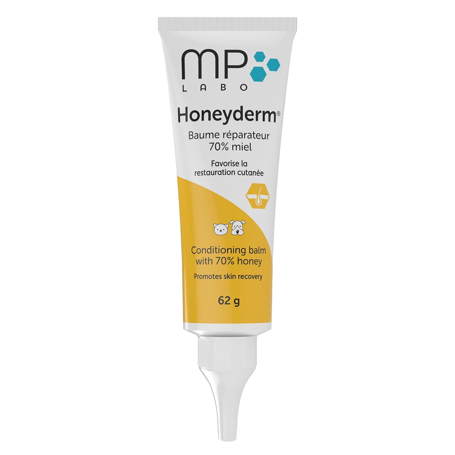 MP LABO HONEYDERM — Baume réparateur 62 g pour chien et chat