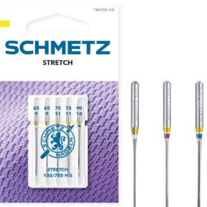 SCHMETZ — 5 aiguilles machine à coudre Stretch 65/9-90/14