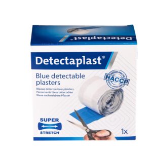 DETECTAPLAST Elastic — Pansement bleu détectable 6 cm x 5 m