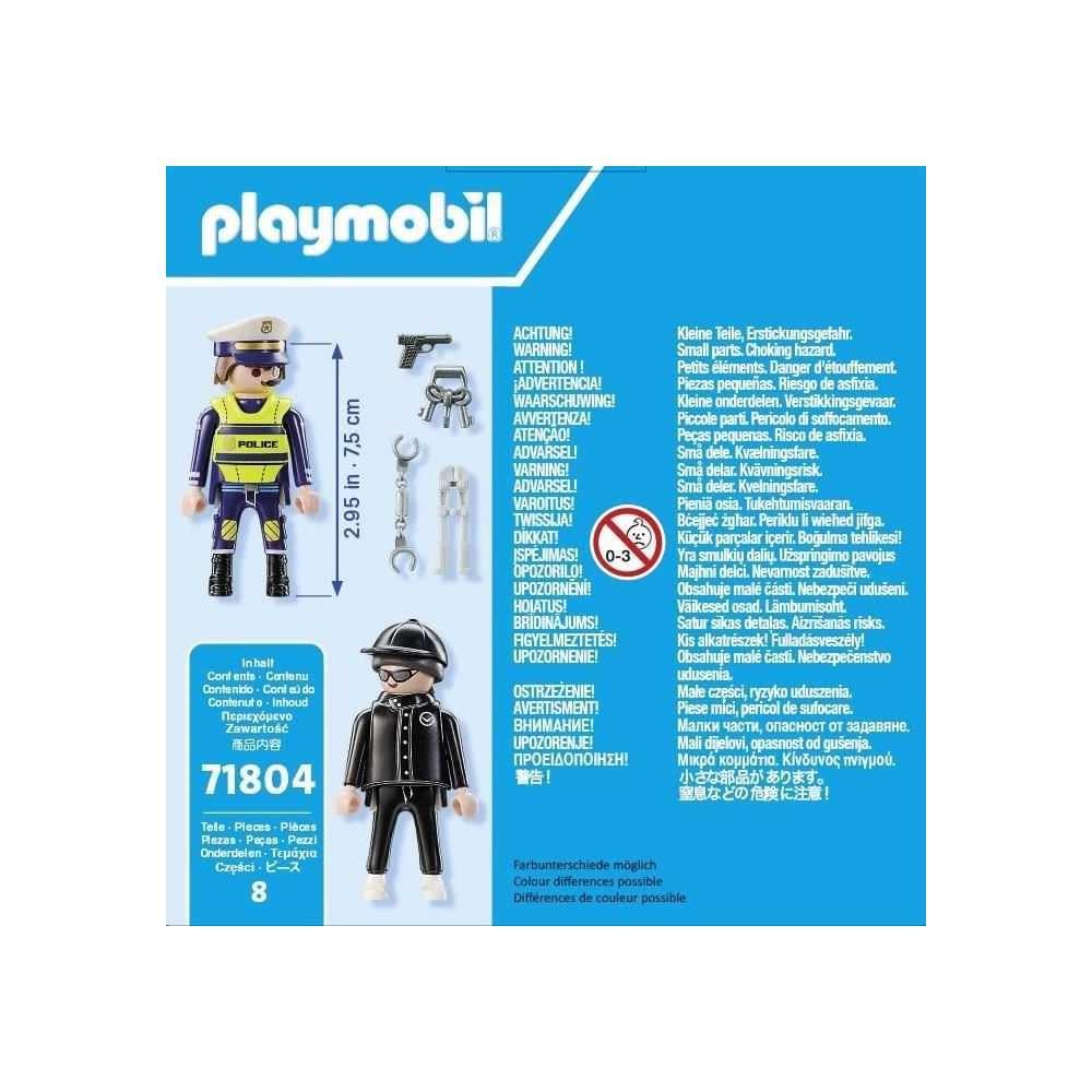 PLAYMOBIL Duo Pack — Duo policier et bandit 8 pièces – Image 4