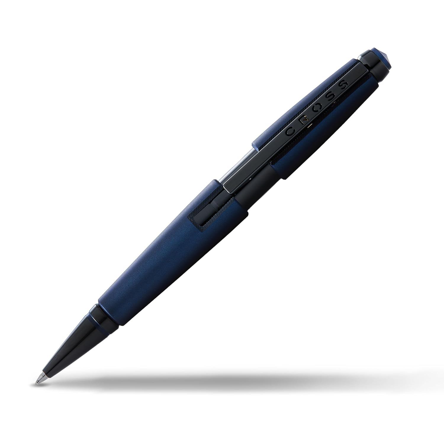 CROSS Edge — Stylo roller à encre gel laquée bleu mat