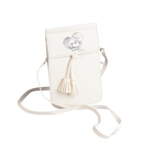 Diddl - Sac Compagnon Beige Harmonie, Bandoulière Réglable, Motif avec Cœur, Accessoire Pratique et Raffiné, Fan Nostalgique des Années 90
