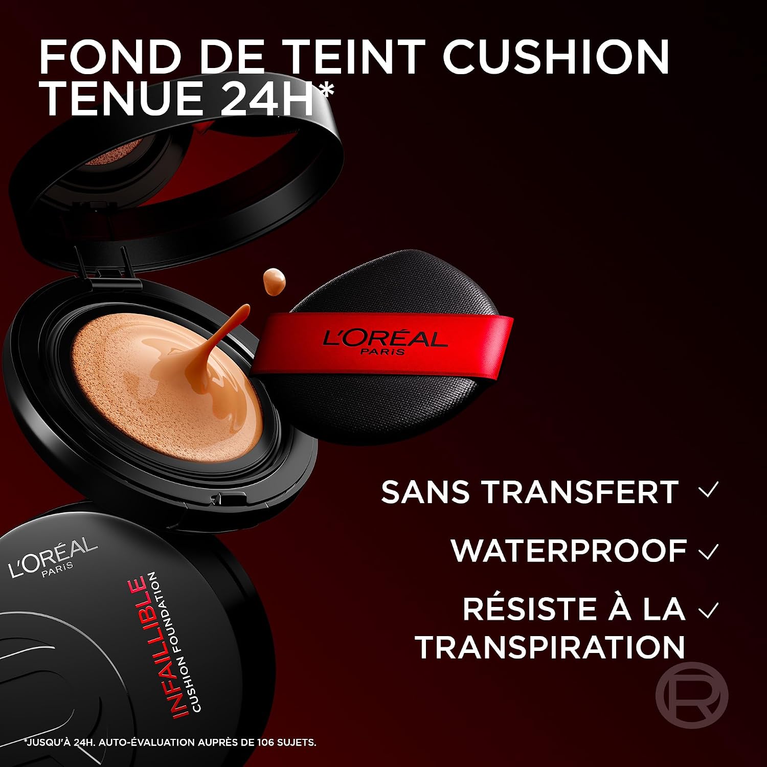 L'ORÉAL PARIS Air Wear — Fond de teint cushion teinte 300 – Image 3