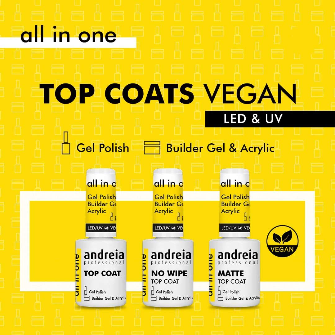 ANDREIA PROFESSIONAL — Top coat semi-permanent transparent 10,5 ml – Image 2