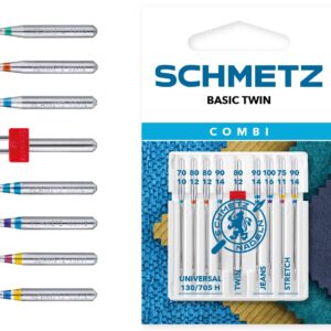 SCHMETZ Combi-Box Basic Twin — 9 aiguilles machine à coudre
