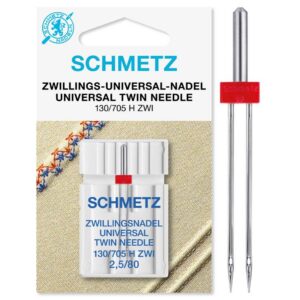 SCHMETZ 130/705 H ZWI — Aiguille double universelle 2,5/80