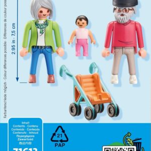Alternative view of PLAYMOBIL My Life — Grands-parents avec bébé et poussette