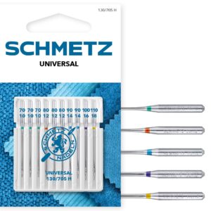 SCHMETZ Universal — 10 aiguilles pour machine à coudre 70/10-100/16