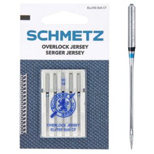 SCHMETZ — Aiguilles pour surjeteuse jersey 90/14 lot de 5