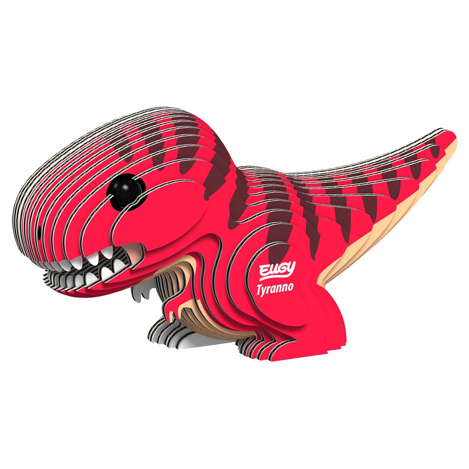 EUGY Tyrannosaure — puzzle 3D en carton recyclé