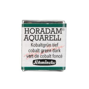SCHMINCKE HORADAM AQUARELL — Aquarelle fine 1/2 cupule vert cobalt profond