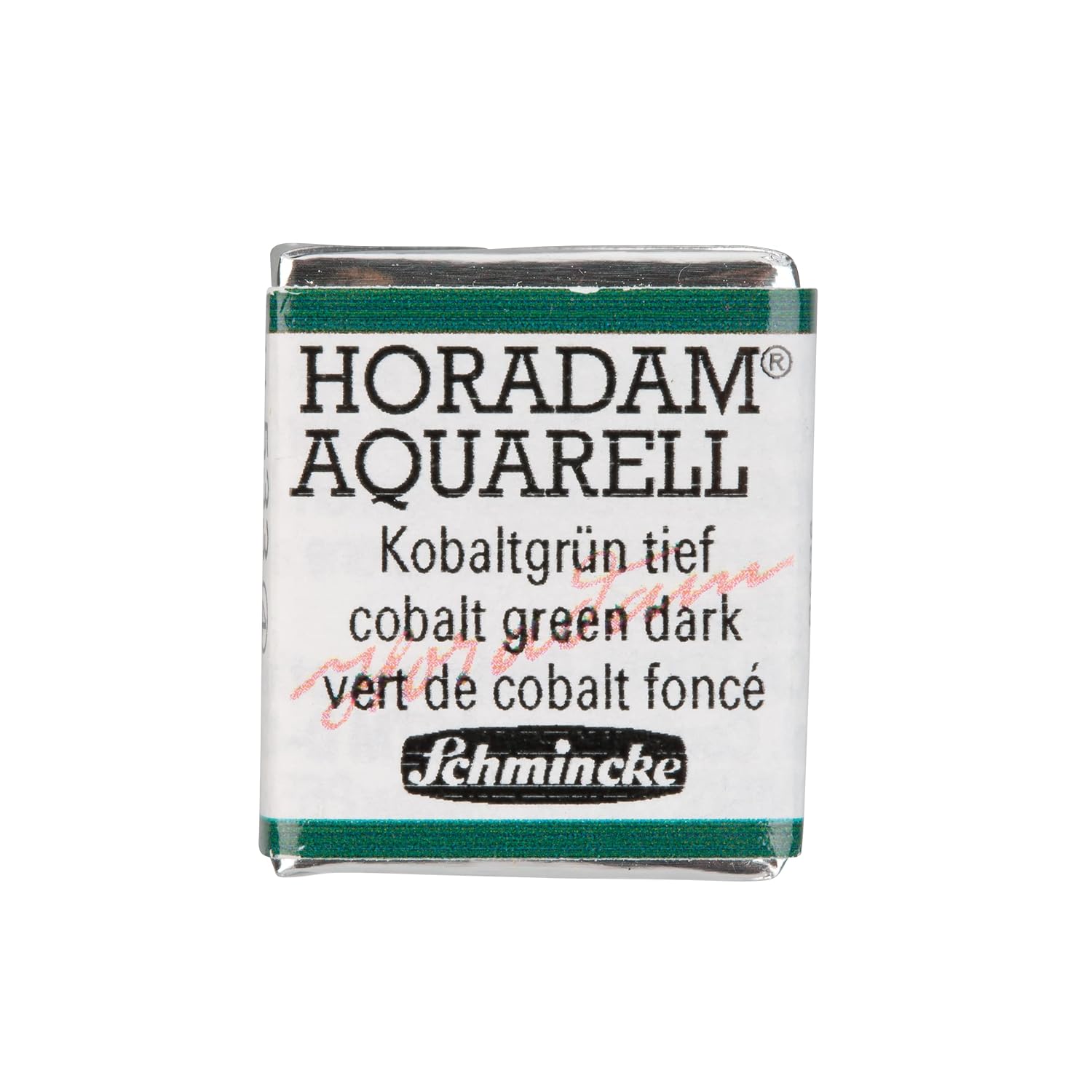 SCHMINCKE HORADAM AQUARELL — Aquarelle fine 1/2 cupule vert cobalt profond