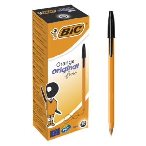 BIC Orange Original stylos bille noirs boîte de 20