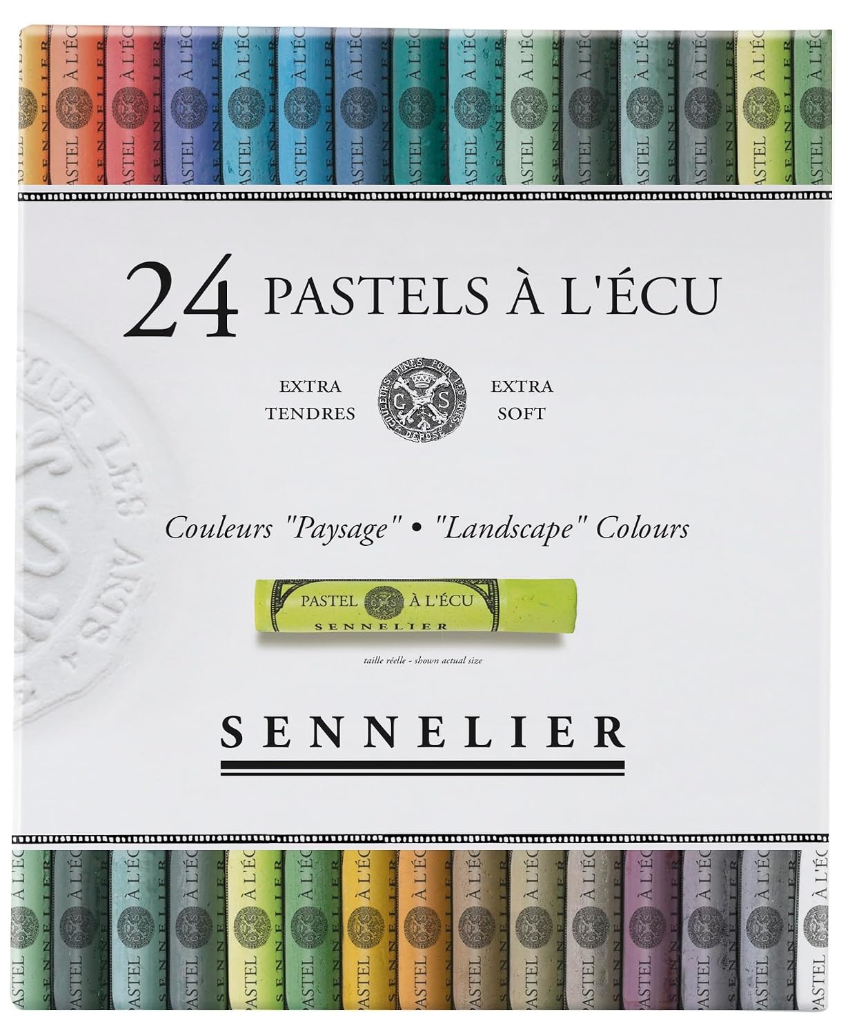 SENNELIER À l’Écu — Boîte de 24 pastels extra-doux paysage