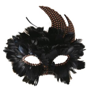 P'TIT CLOWN - Loup à Clous - Masque Déguisement Adulte - Accessoire Tenue Carnaval, Fêtes de Fin d'Année, Nouvel An, Noël et Fêtes Costumées