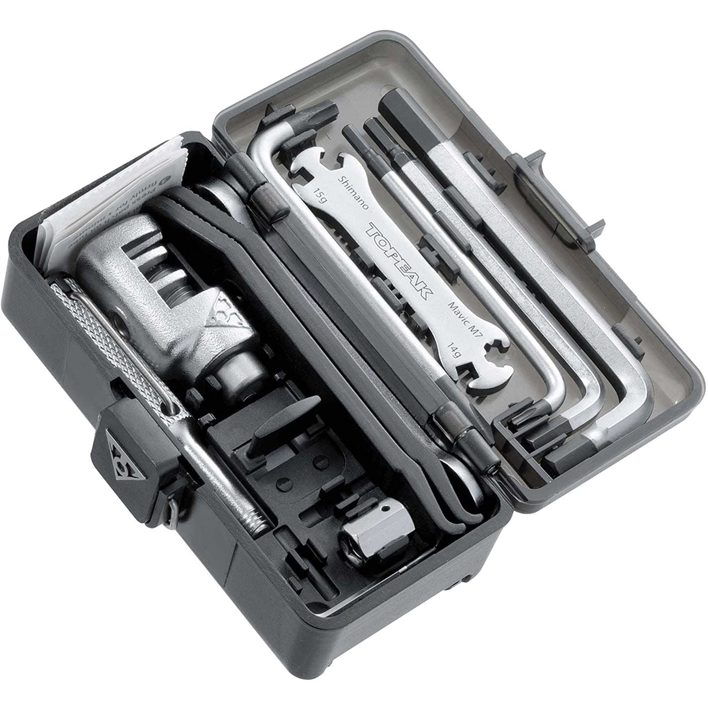 TOPEAK — Outil multifonction 30 fonctions gris taille unique