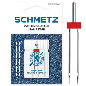 SCHMETZ Double Jeans — Aiguille machine à coudre 4.0/100