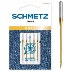 SCHMETZ Gold Jeans — 5 aiguilles machine à coudre 100/16