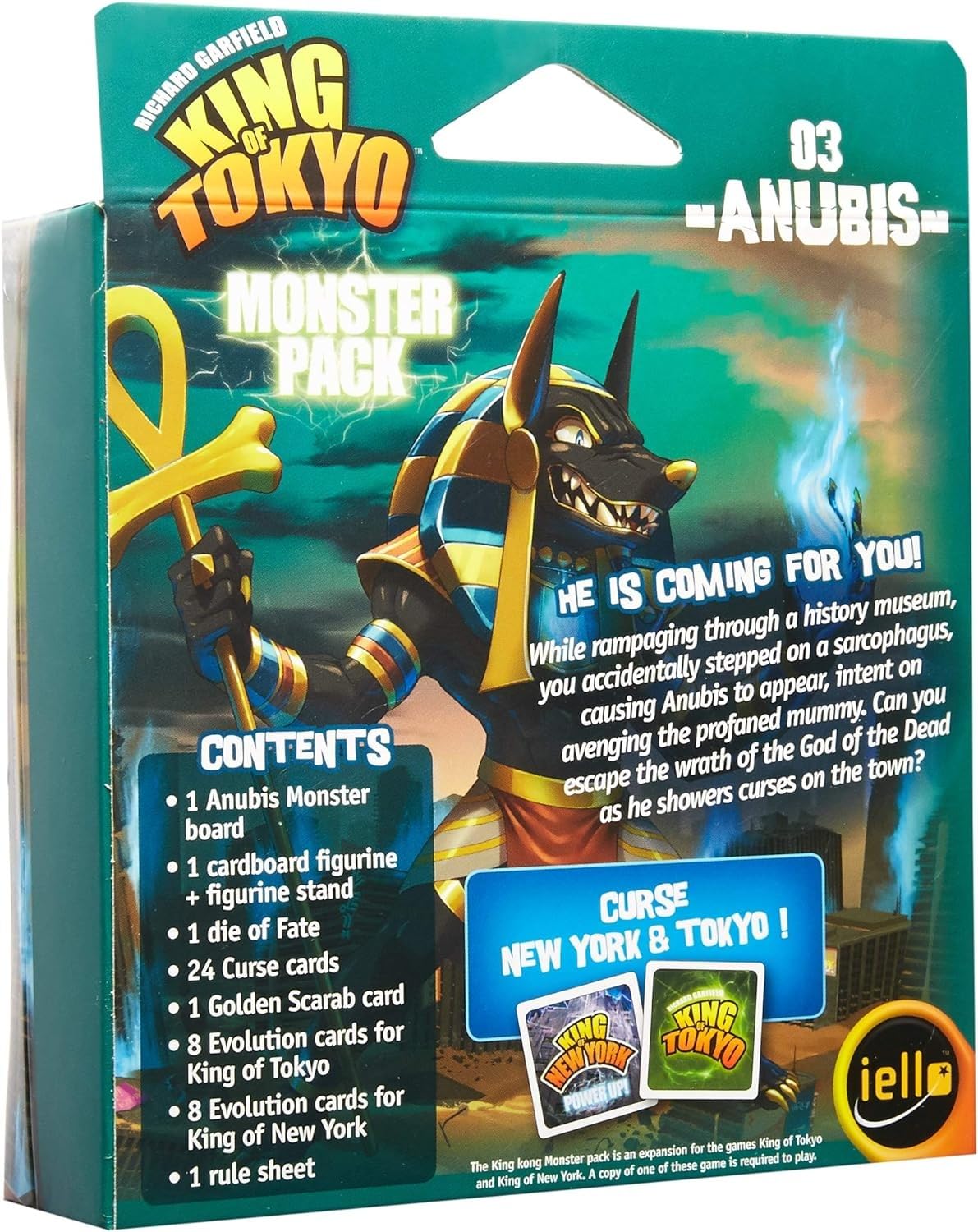 IELLO King of Tokyo: Anubis Monster Game Pack – Image 2